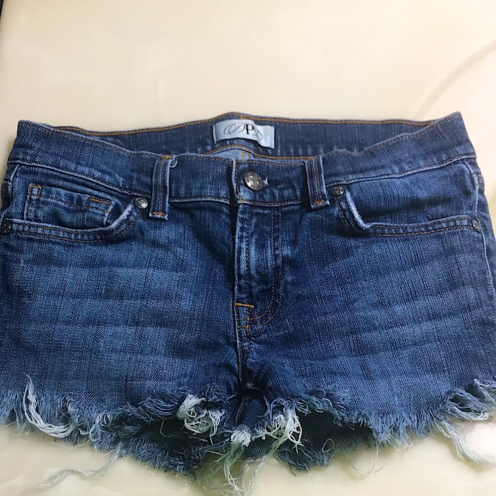 DPD retro y2k denim jean shorts